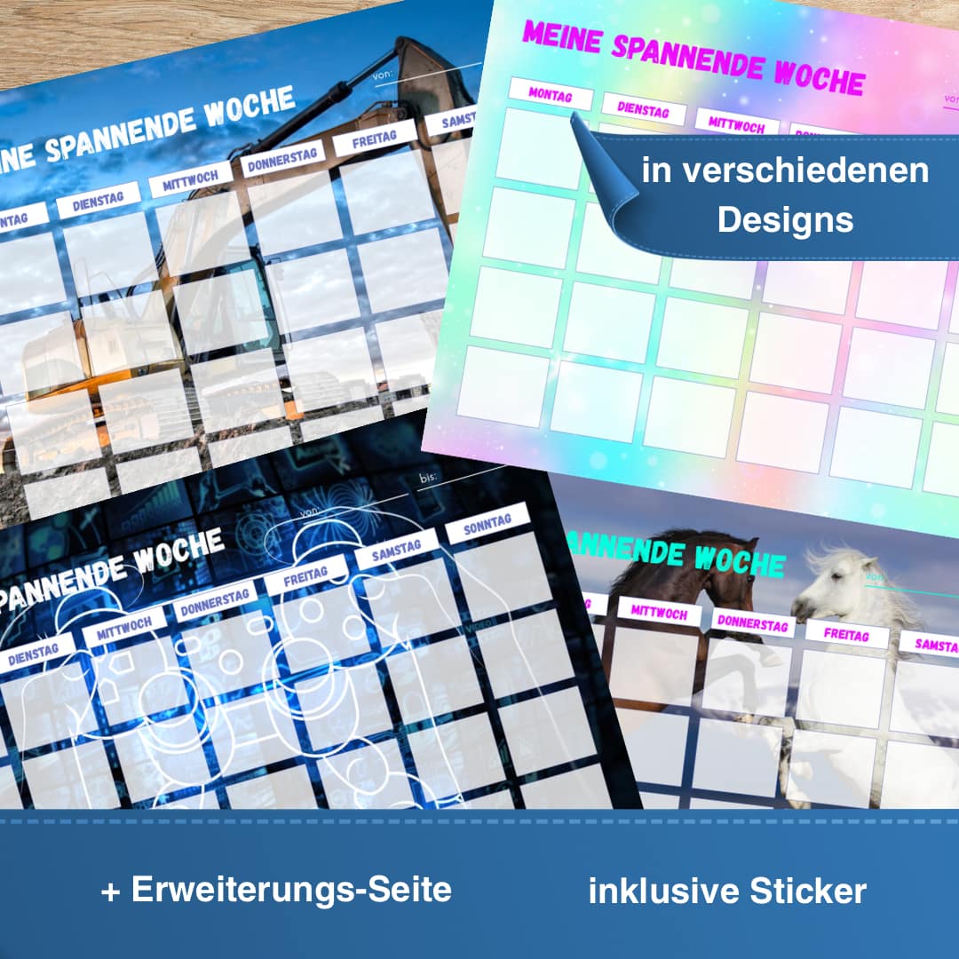 Knirpsies Wochenplan-Set