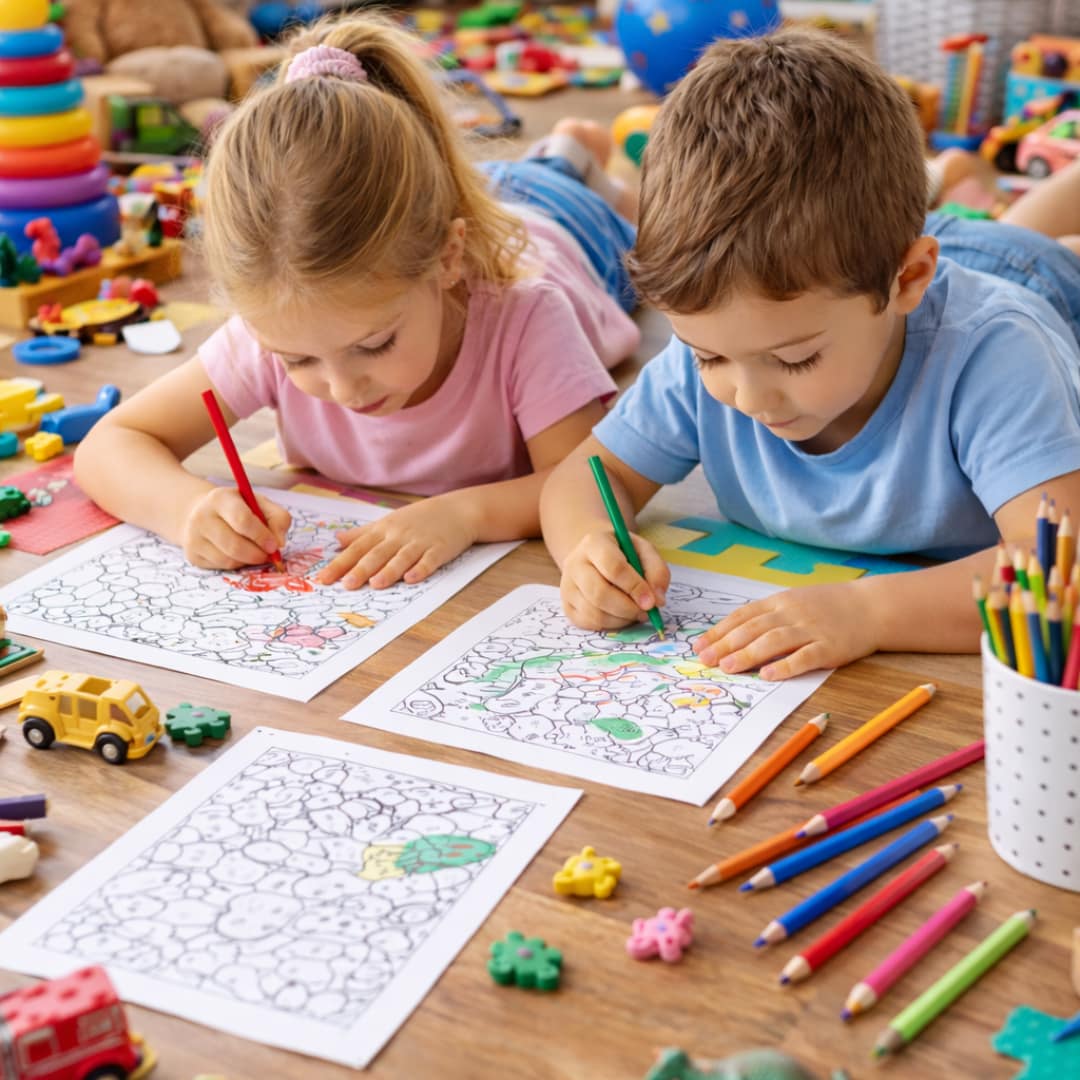 Malvorlage Kinder