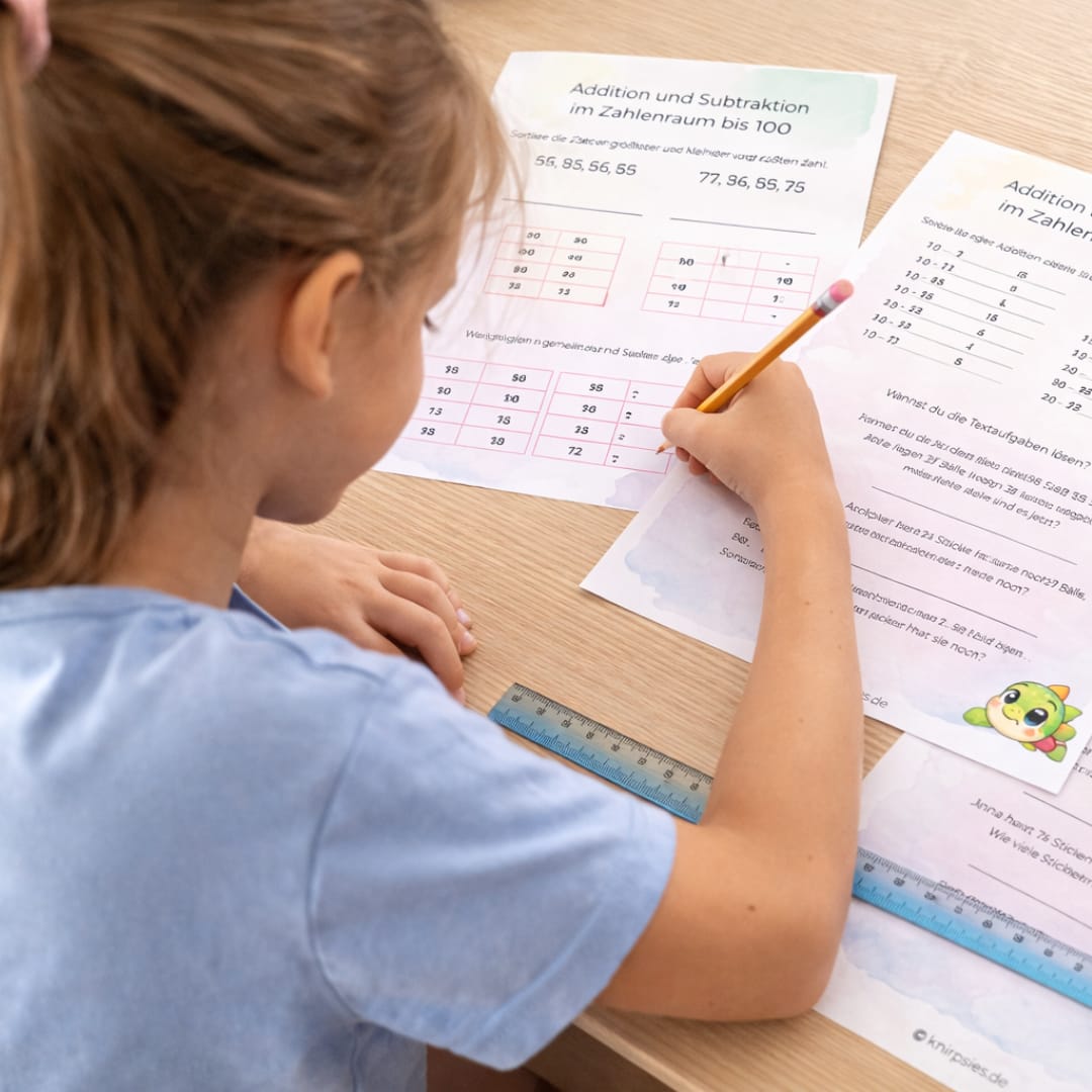 Übungsblätter Mathematik 2. Klasse 2