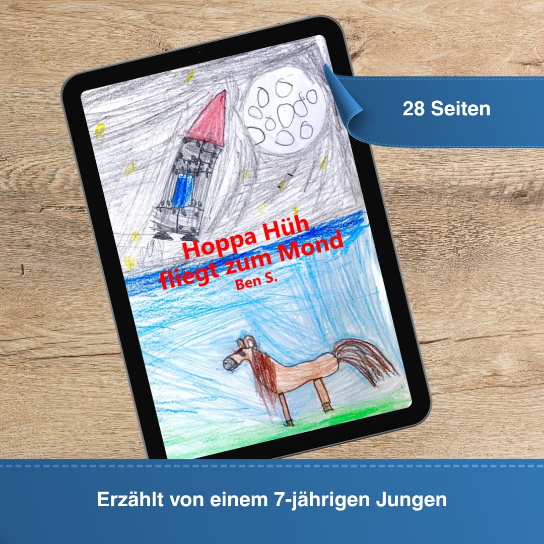 Hoppa Hüh fliegt zum Mond