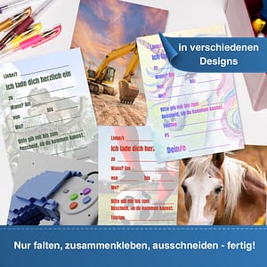 Einladungskarte Kindergeburtstag