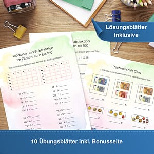 Übungsblätter 2. Klasse Mathematik